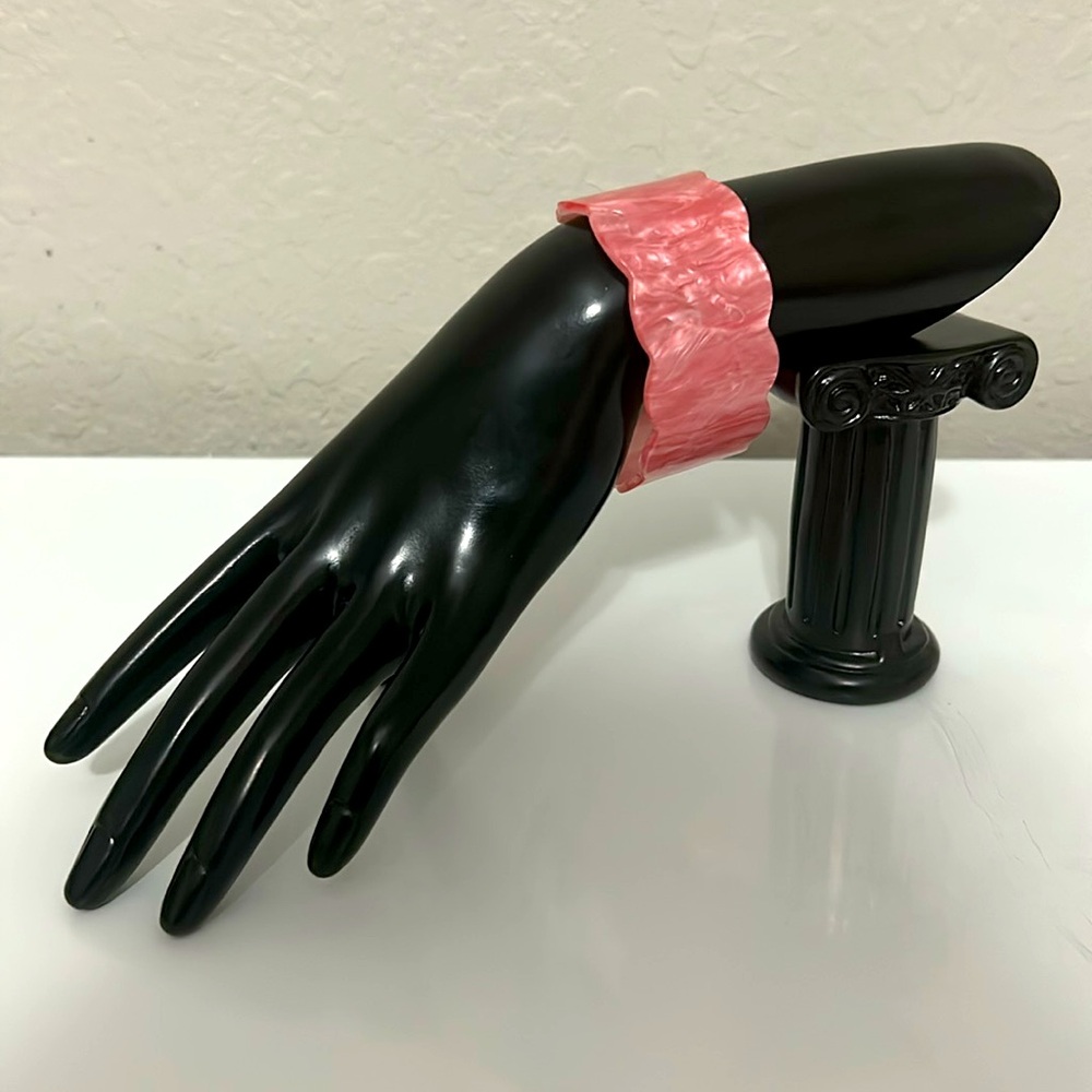 Pink Acrylic Bracelet